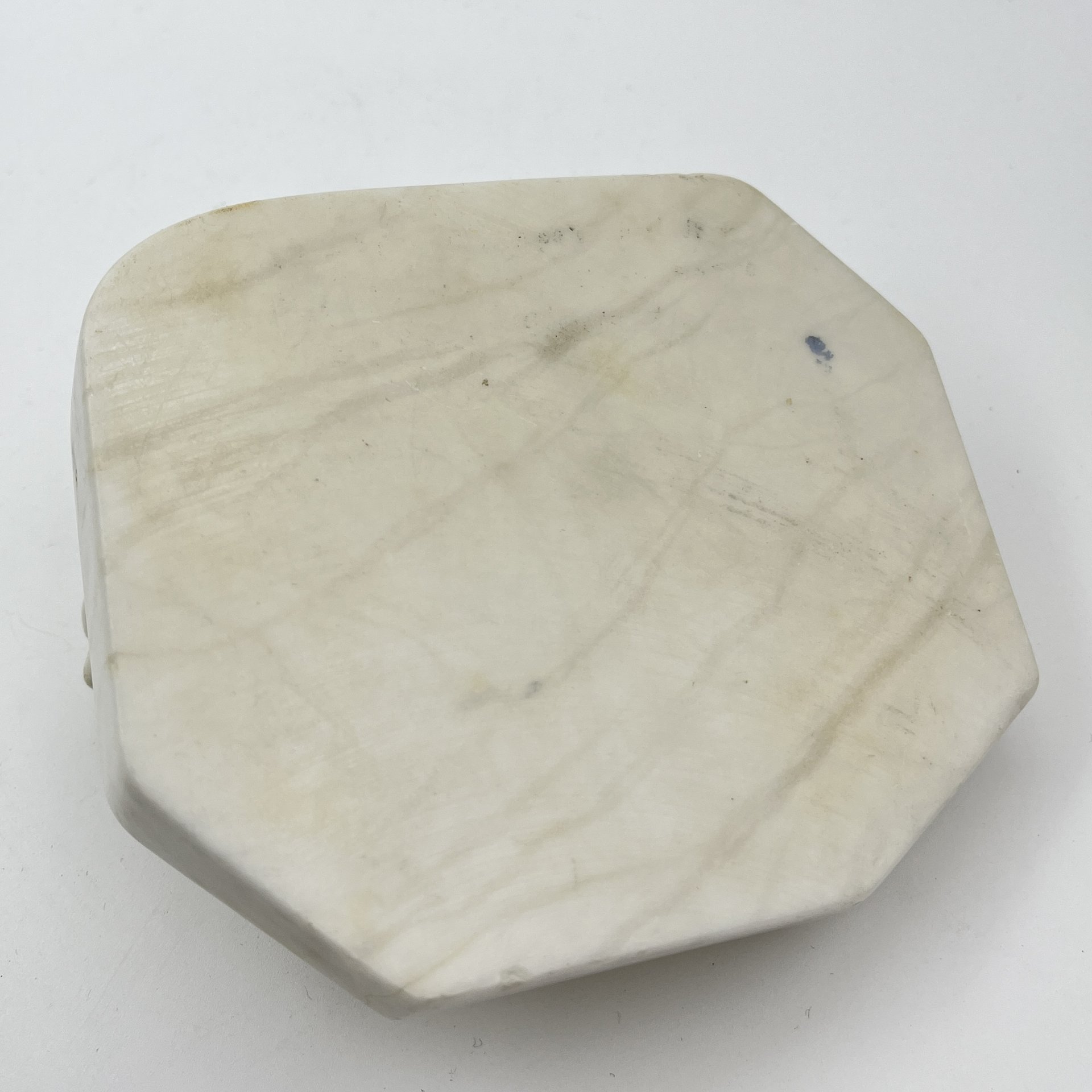 Пепельница "Пантера", мрамор, резьба, СССР, 1970-1990 гг.