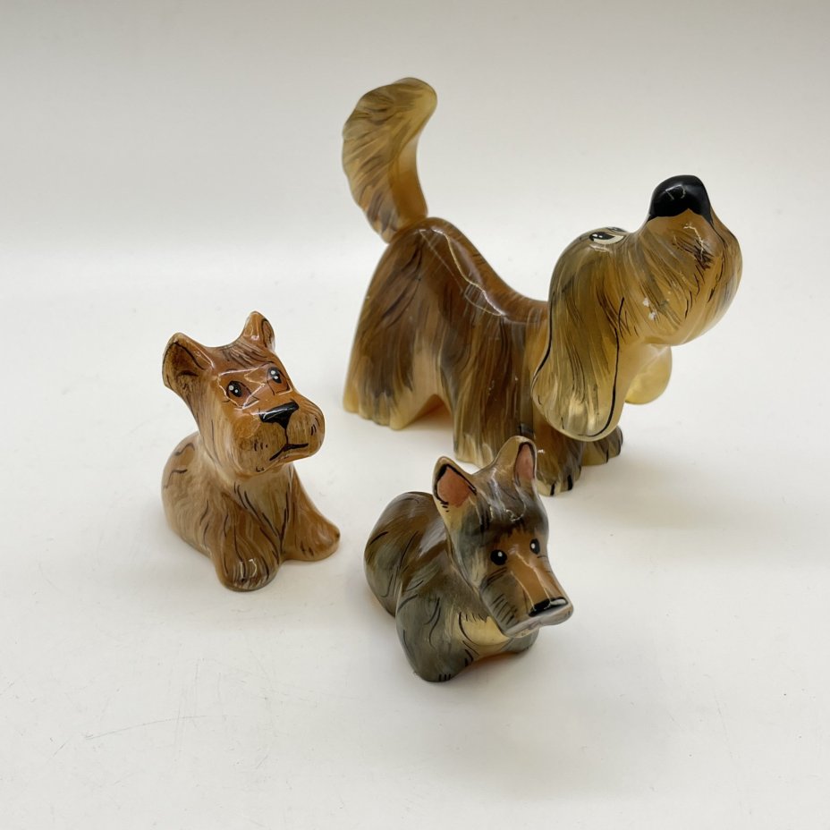 Набор из 3 статуэток "Собачки"