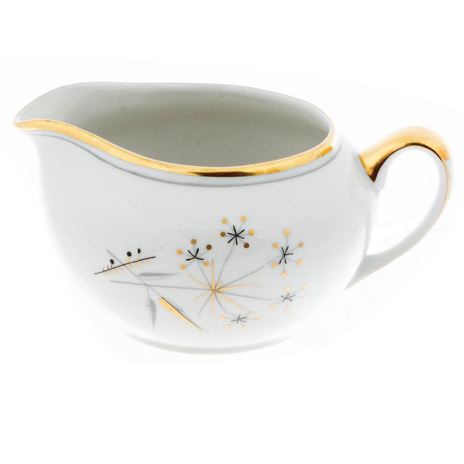 Сервиз чайный на 6 персон (21 предмет), фарфор, деколь, золочение, "Weisswasser porcelain works", Германия, 1957-1990 гг. — фото 4
