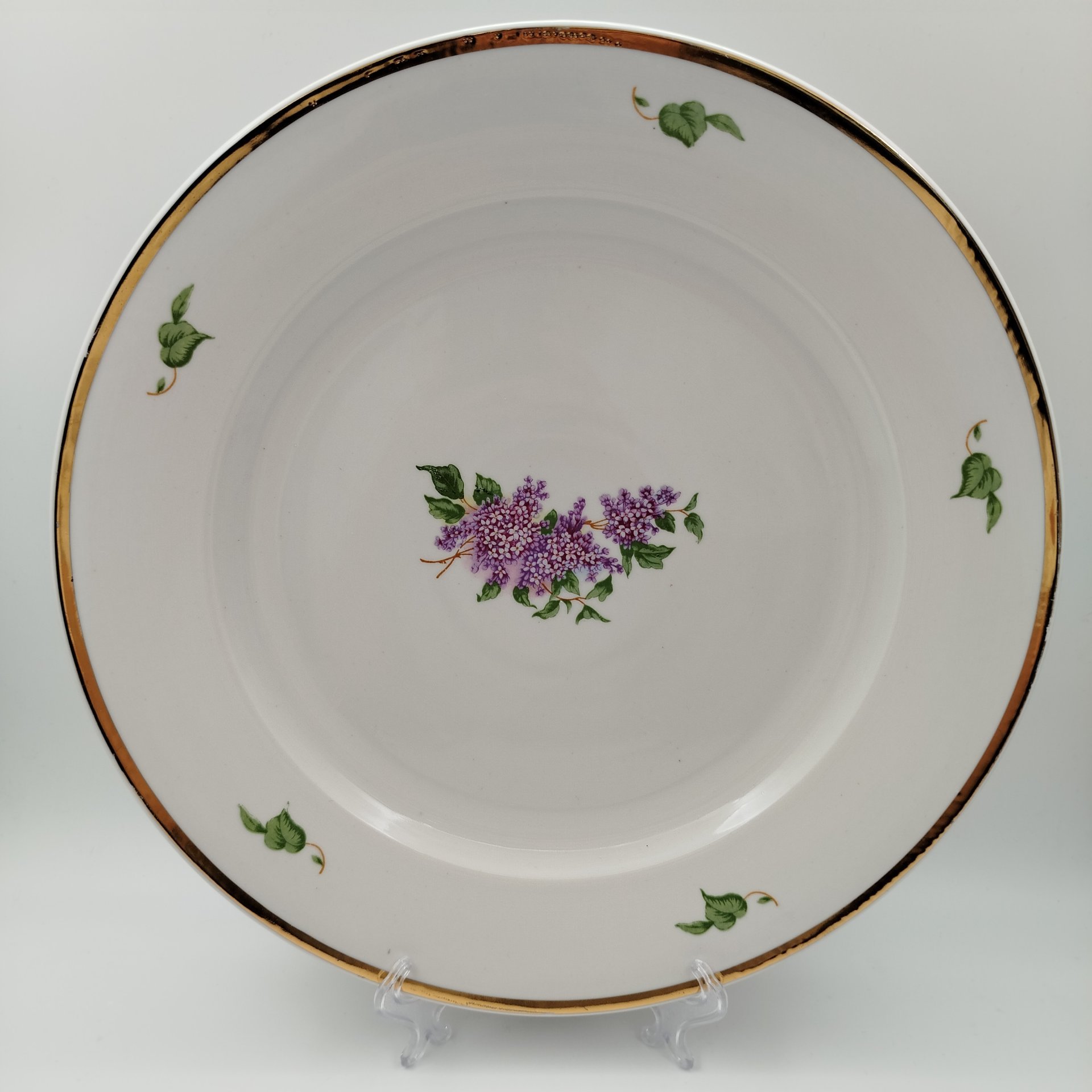 Блюдо круглой формы "Сирень"