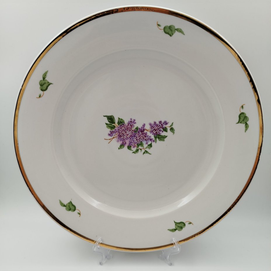 Блюдо круглой формы "Сирень"