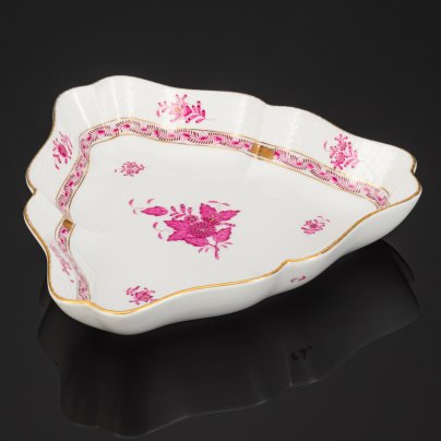 Блюдо сервировочное, выполненное в фирменном дизайне "Chinese Bouquet/Apponyi Purpur", Herend (Херенд)