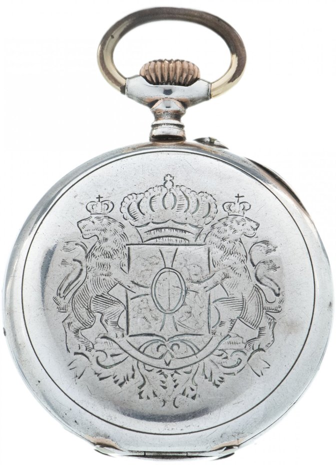 Часы карманные, серебро 800 пр., фирма "G.-Henry Liengme", г. Корморет, Швейцария, 1900-1920 гг.