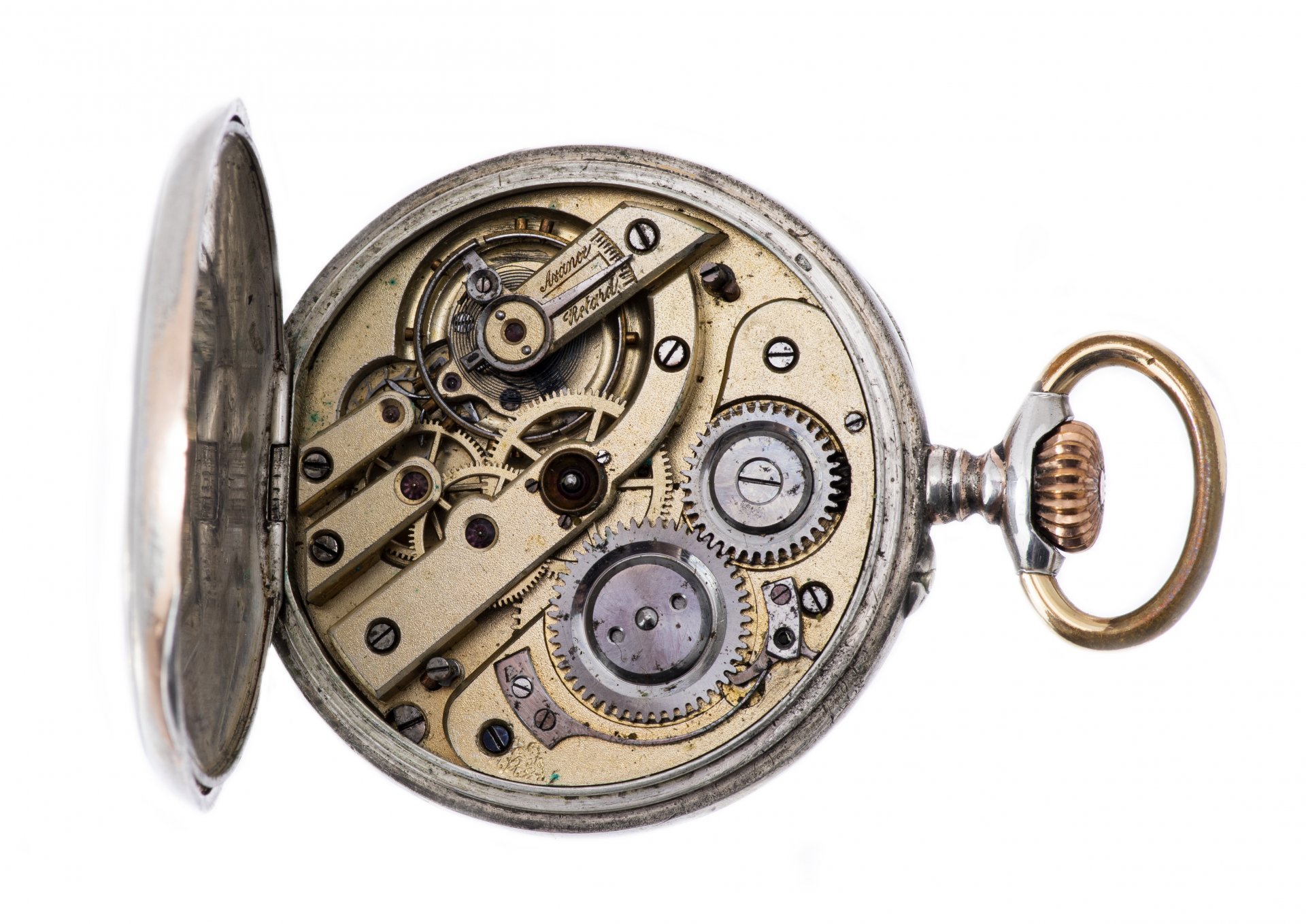 Часы карманные, серебро 800 пр., фирма "G.-Henry Liengme", г. Корморет, Швейцария, 1900-1920 гг.