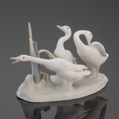 Статуэтка "Гуси в траве", Lladro