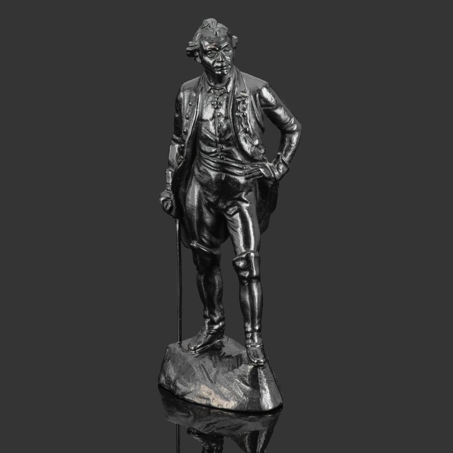 Статуэтка "Александр Васильевич Суворов" (полководец, основоположник русской военной теории), скульптор Гилев А.С.