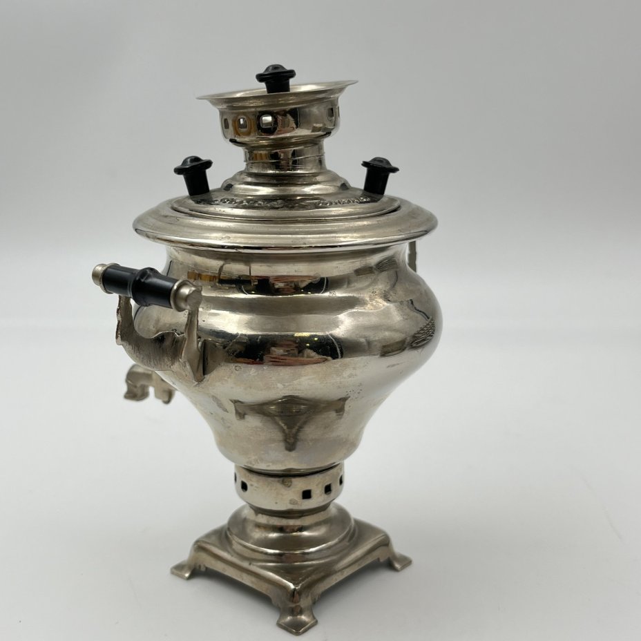 Самовар сувенирный "Ясная поляна", металл, пластик, Тульский машиностроительный завод «Штамп» им. Б.Л. Ванникова, СССР, 1976 г.