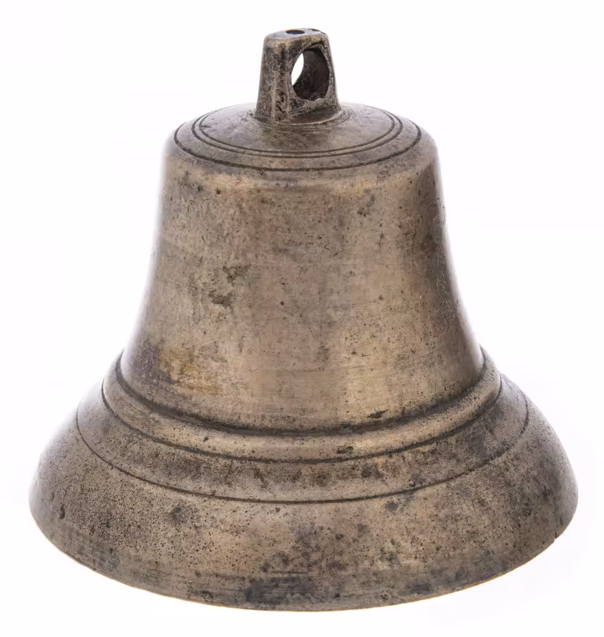 Колокольчик поддужный средний, бронза, литье, Российская Империя, 1870-1917 гг.