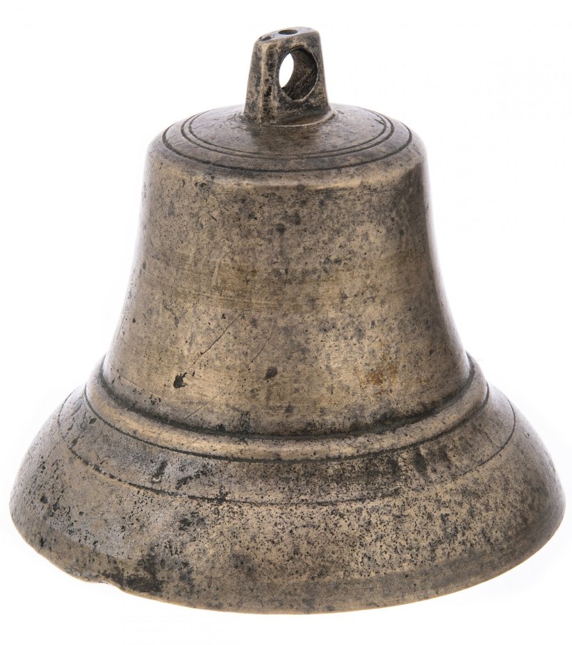 Колокольчик поддужный средний, бронза, литье, Российская Империя, 1870-1917 гг.