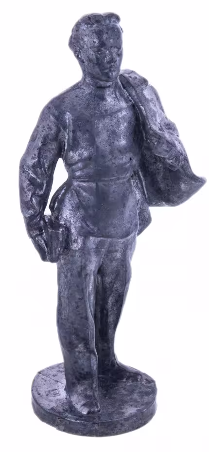 Скульптура "Ленин - гимназист", силумин, автор В. Цигаль, СССР, 1960-1980  гг.