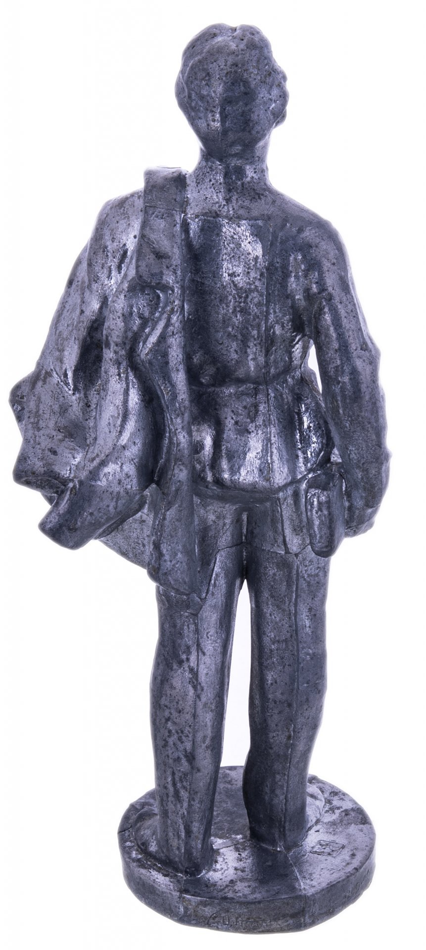 Скульптура "Ленин - гимназист", силумин, автор В. Цигаль, СССР, 1960-1980  гг. — фото 3