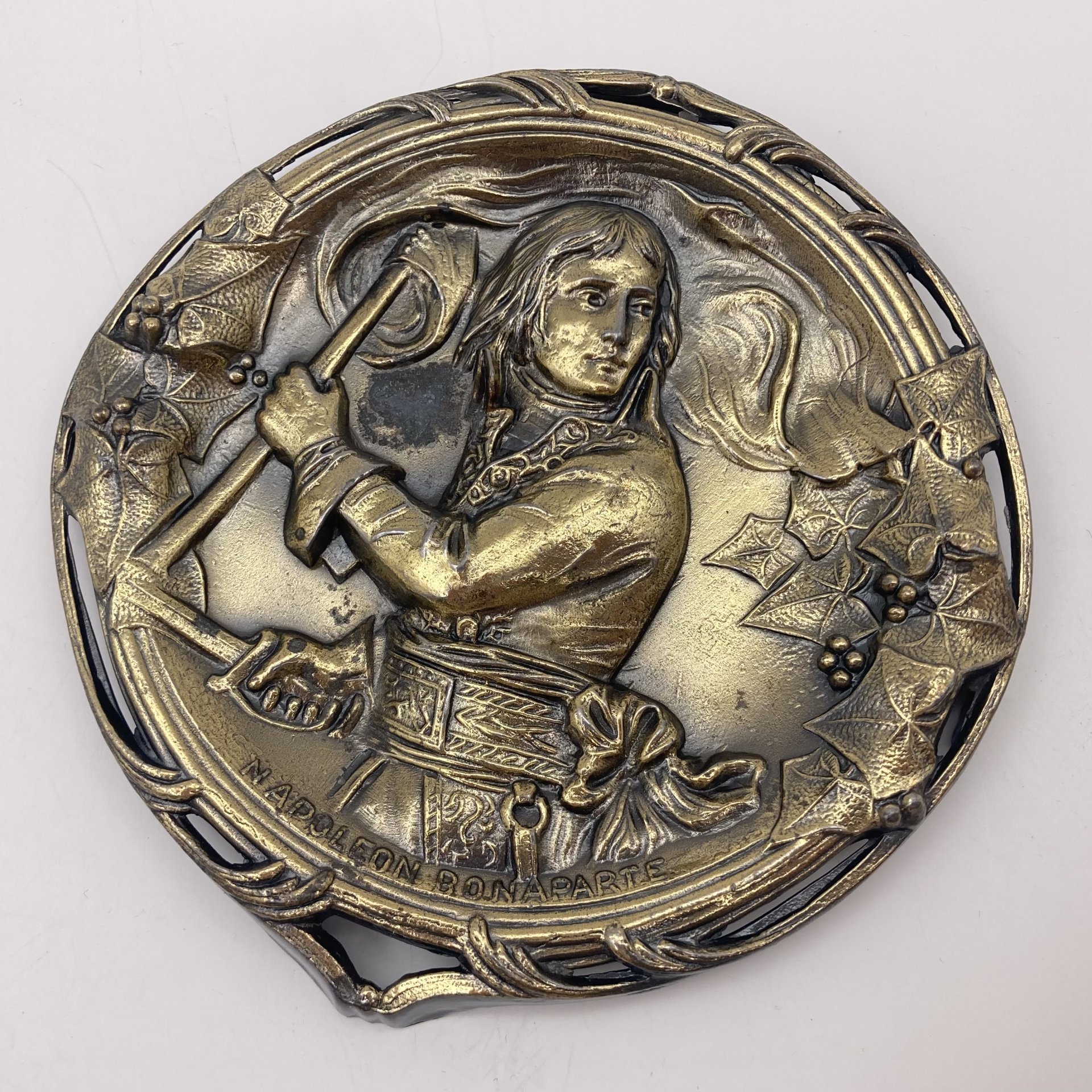 Плакетка "Наполеон Бонапарт", металл, литье, Европа, 1970-1990 гг.