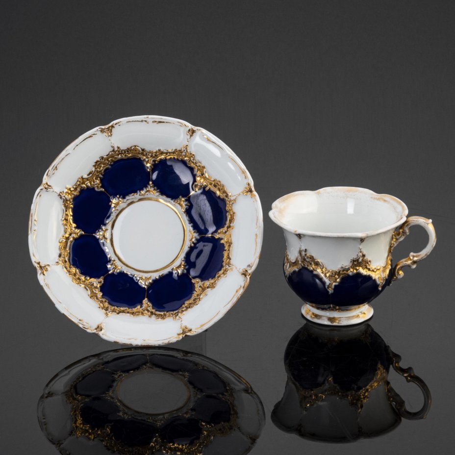 Чайная пара, Meissen (Мейсенский фарфор)