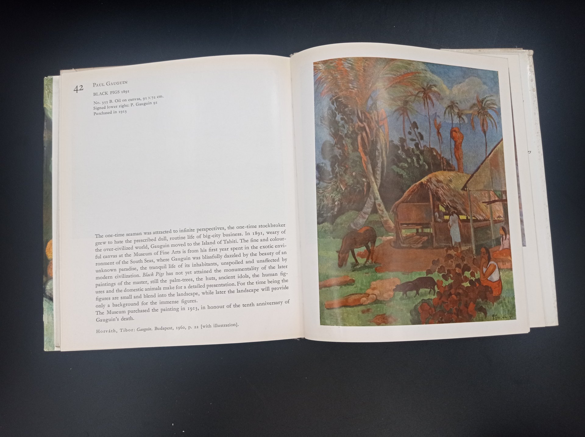Книга "From Romanticism to Post-Impressionism" (От романтизма до постимпрессионизма), István Genthon