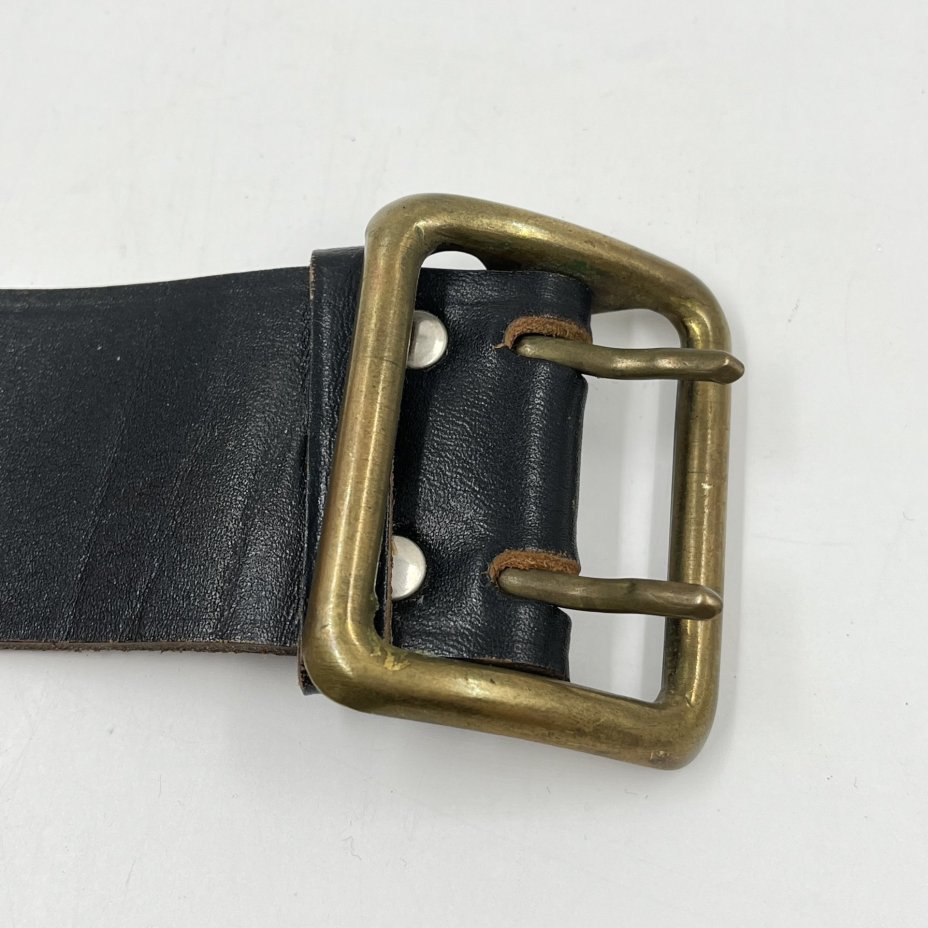 Ремень офицерский, металл, кожа, Россия, 1990 г.