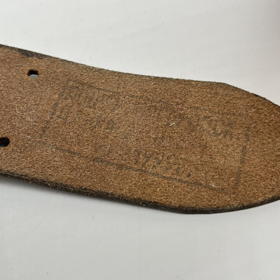 Ремень офицерский, металл, кожа, Россия, 1990 г.