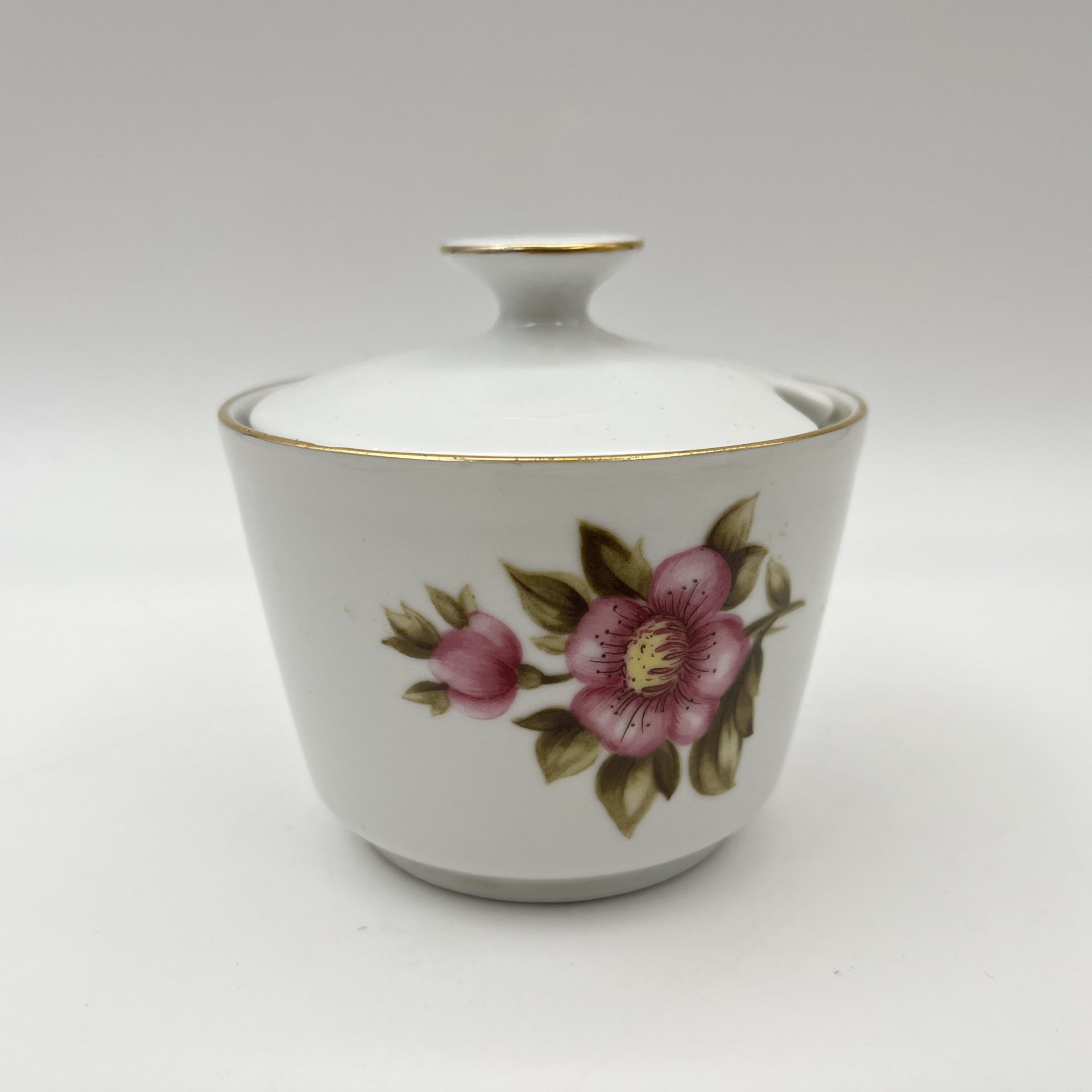 Набор сервировочный, украшенный цветочным декором (5 предметов)