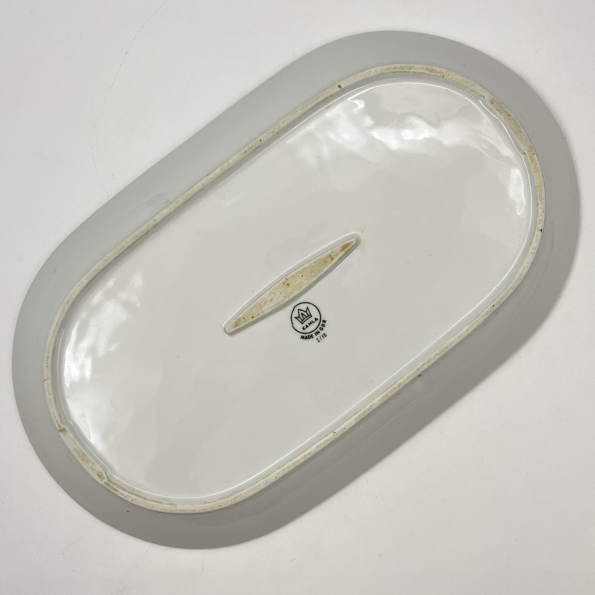 Набор сервировочный, украшенный цветочным декором (5 предметов)