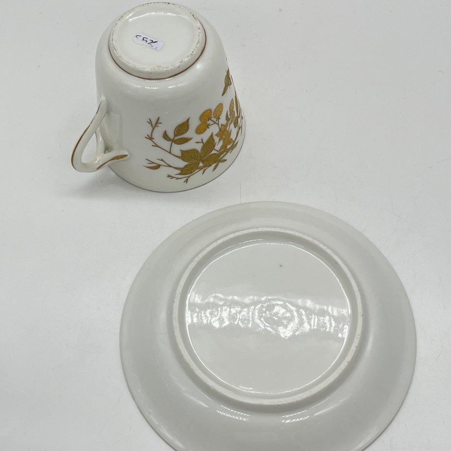 Чайная пара с цветочным декором