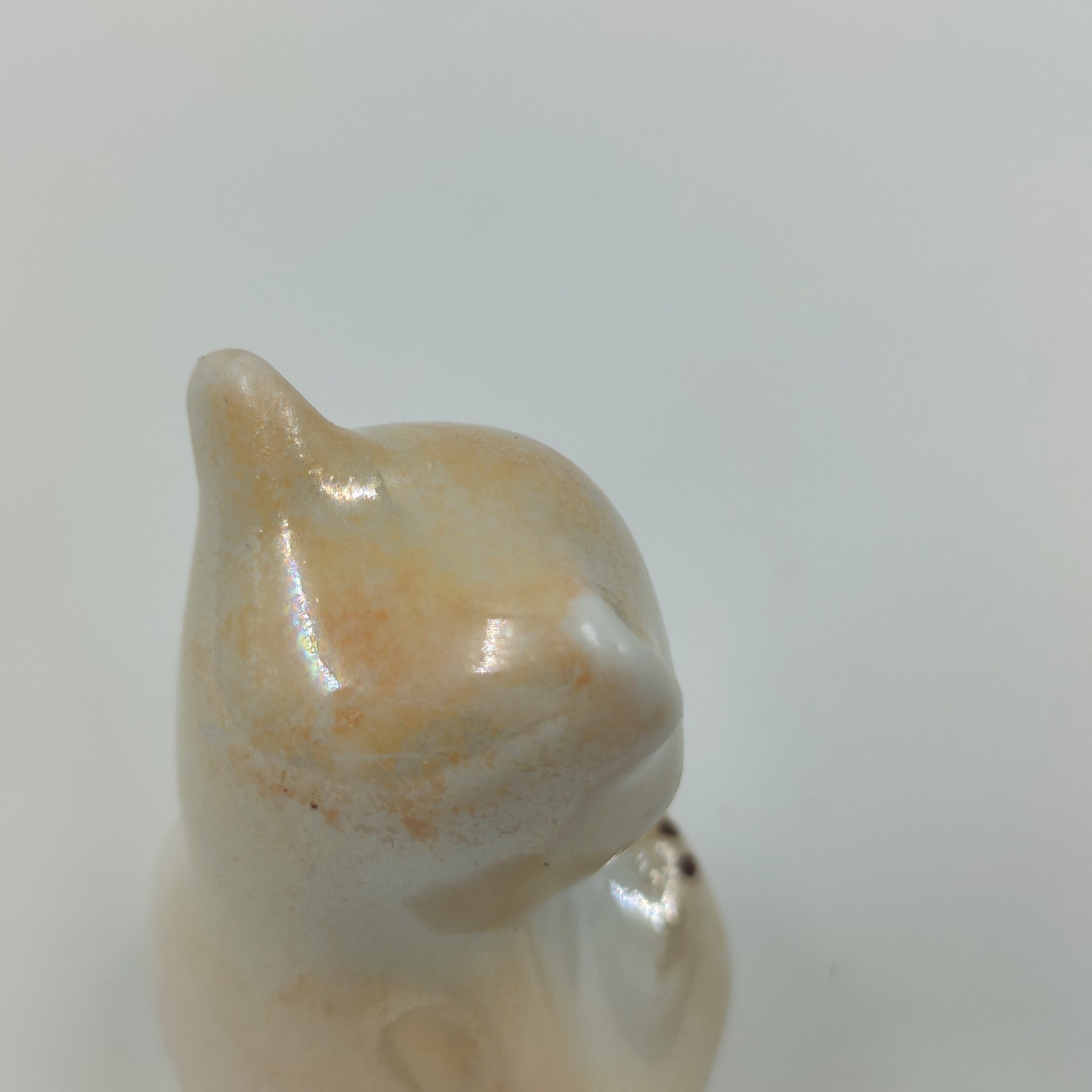 Статуэтка "Медвежонок", ск. С. И. Синявская, фарфор, роспись, Сысертский фарфоровый завод, СССР, 1960-1966 гг., Сысертский фарфоровый завод