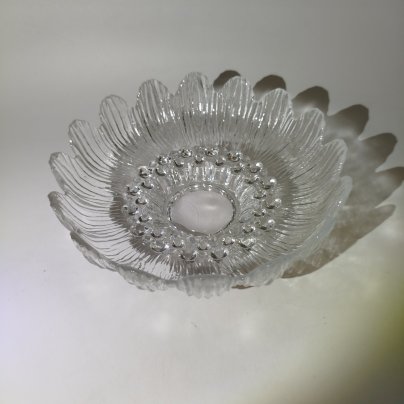 Конфетница с фестончатым декором, хрусталь, Россия, 1980-2000 гг.