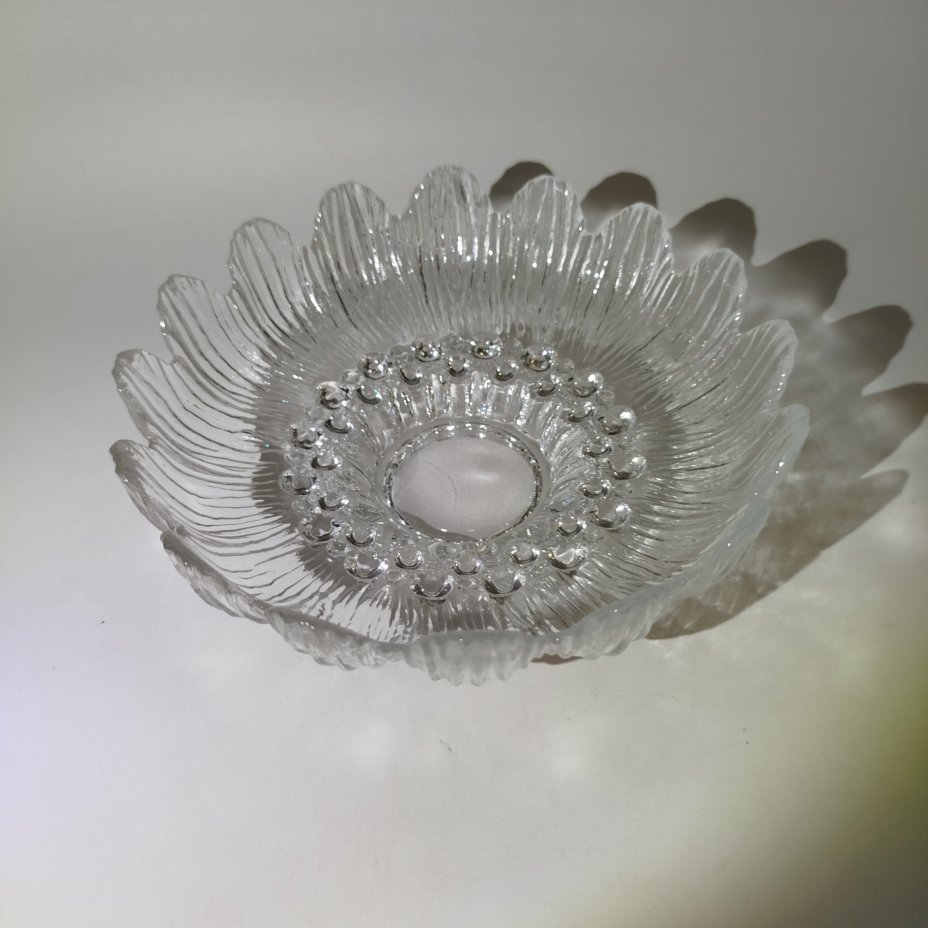 Конфетница с фестончатым декором, хрусталь, Россия, 1980-2000 гг.