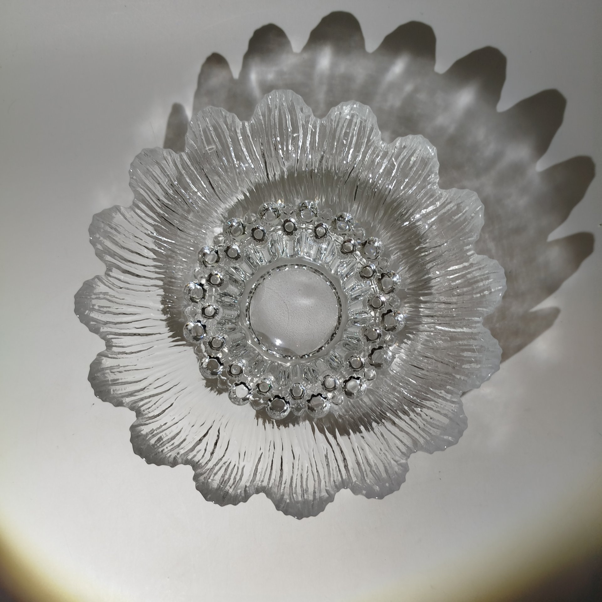 Конфетница с фестончатым декором, хрусталь, Россия, 1980-2000 гг.