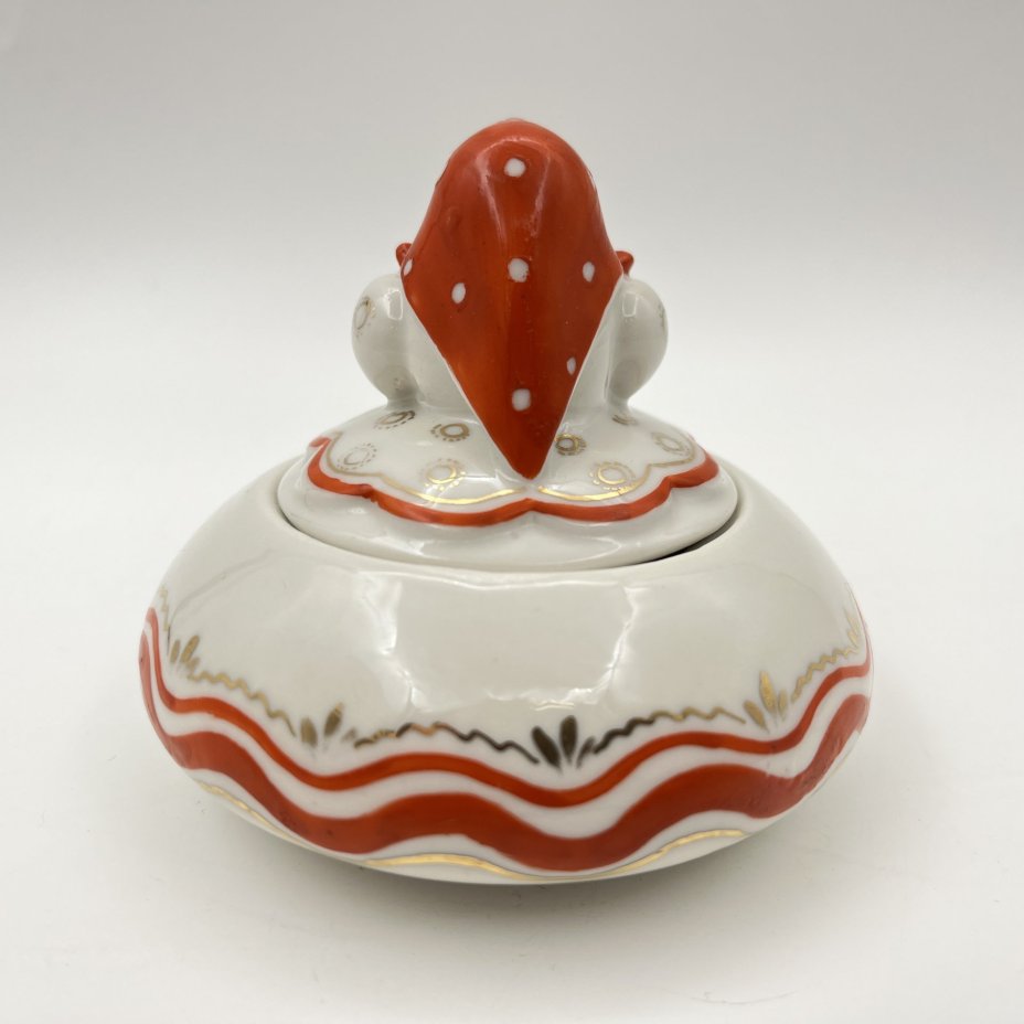 Шкатулка (пудреница) "Матрёшка", автор Л.Н. Сморгон