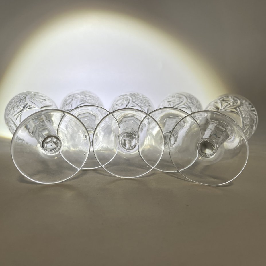 Набор из 5 бокалов с геометрическим декором