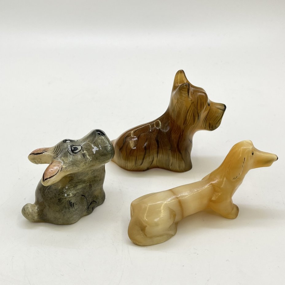 Набор из 3 статуэток "Собачки"