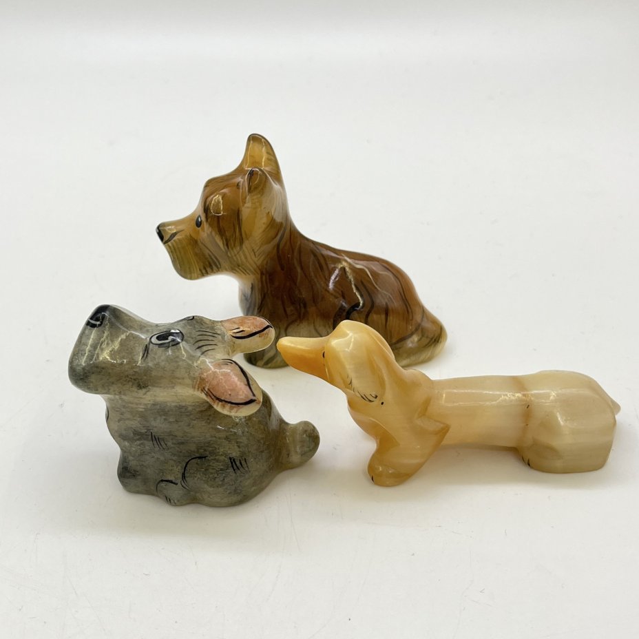 Набор из 3 статуэток "Собачки"