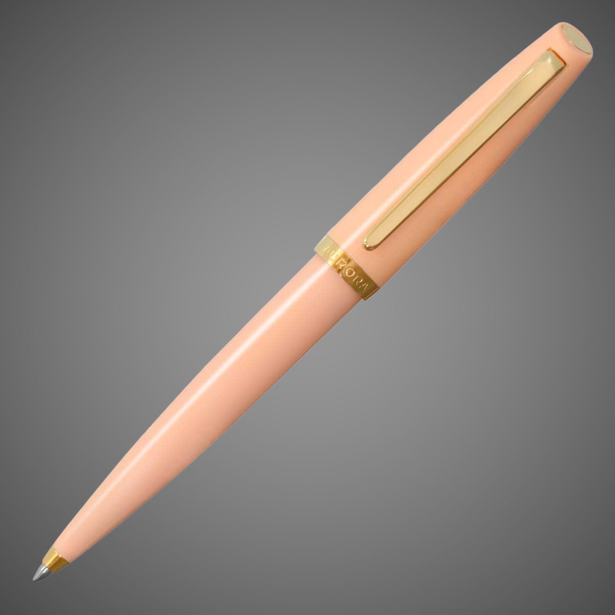 Шариковая ручка Aurora Style Resin Rose Quartz GT, в подарочной коробке, Лаки и смолы: смола, хром