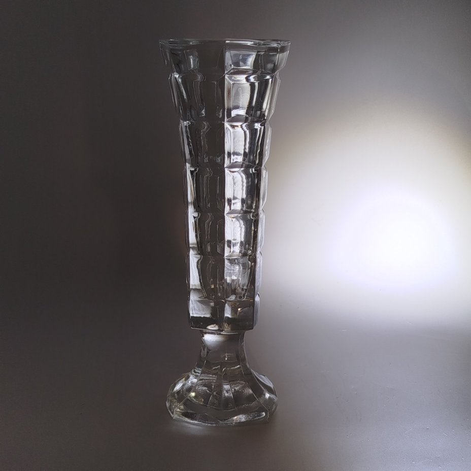 Ваза для небольшого букета с геометрическим декором, Cristal d'Arques