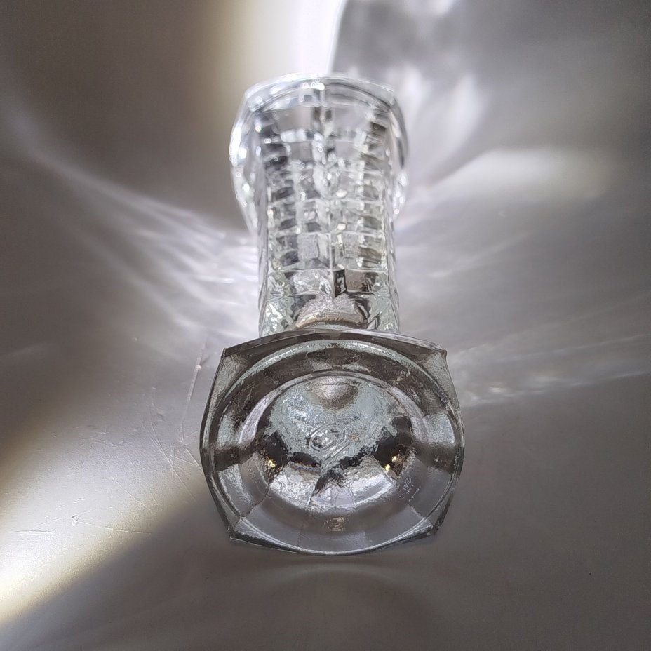 Ваза для небольшого букета с геометрическим декором, Cristal d'Arques