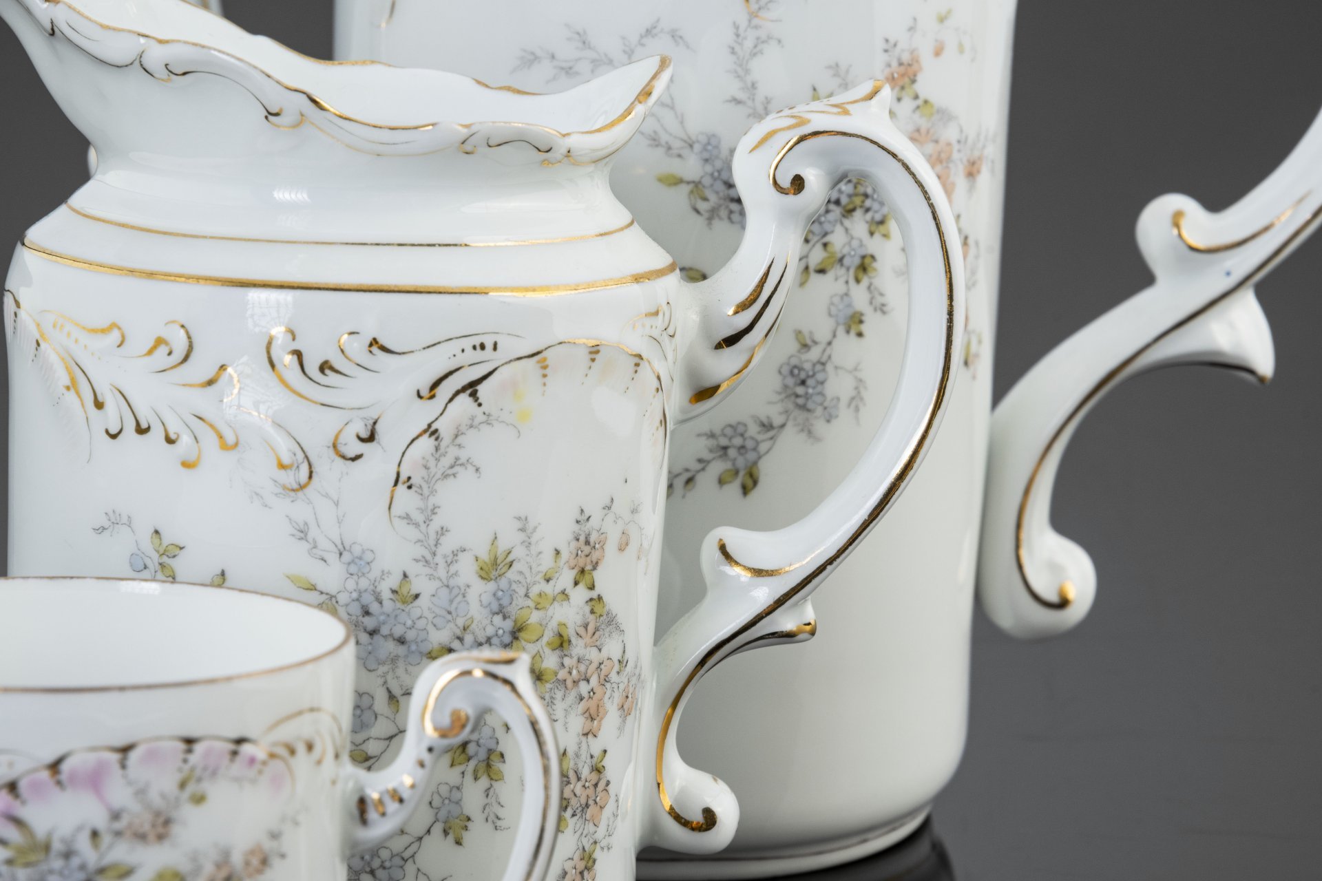 Кофейный набор на 1 персону ( 3 предмета), Rosenthal (Розенталь) форма "Louis XIV"