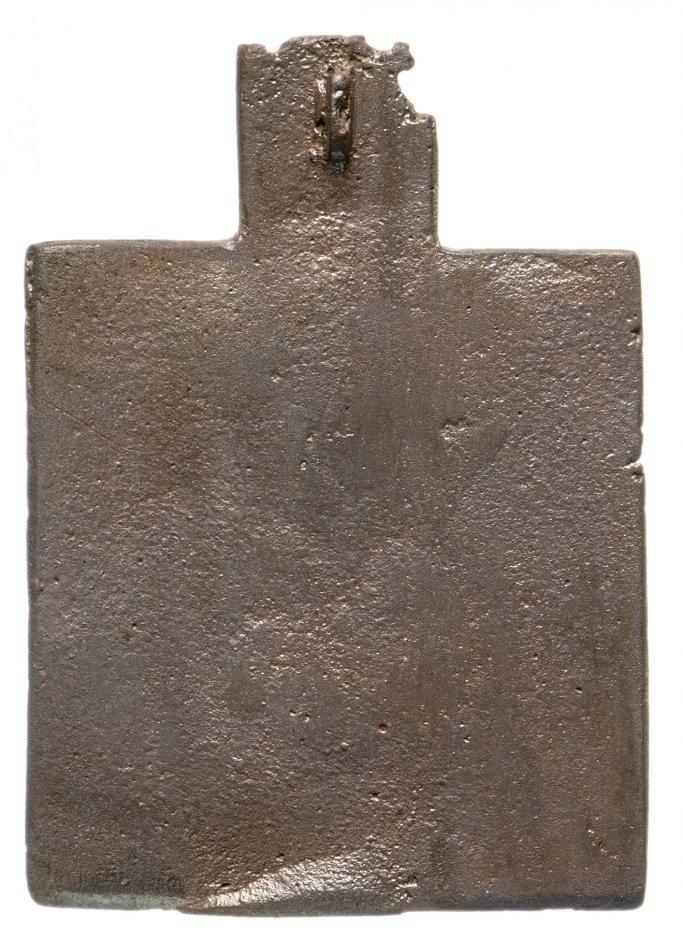Икона "Священномученик Антипа" (Епископ Пергамский), бронза, литье, Российская Империя, 1800-1900 гг.
