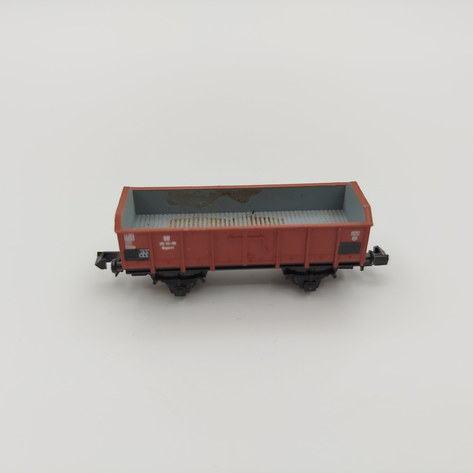 Модель товарного железнодорожного вагона "5.4125-015", в оригинальной коробке, пластик, картон, печать, Piko, ГДР, 1980-1989 гг., Piko