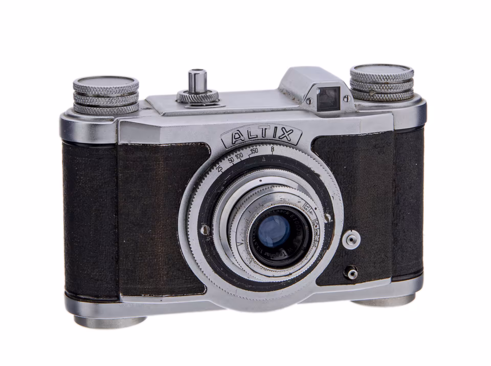 Фотоаппарат пленочный "Altissa.ALTIX III" с объективом ROW Tegonar 1: 3,5 f = 3.5, сплав металла,  Altissa-Camera-Werk, Германия, Дрезден, 1939 г., Altissa