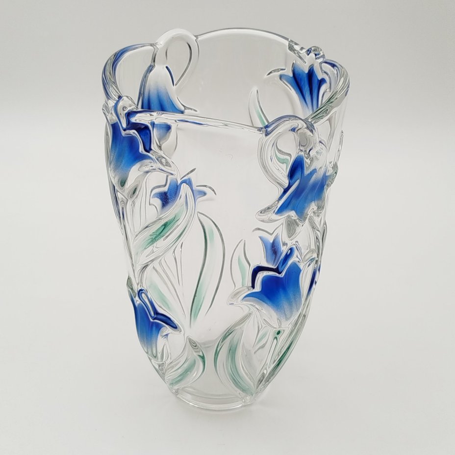 Ваза, украшенная изображением колокольчиков, Walter Glas