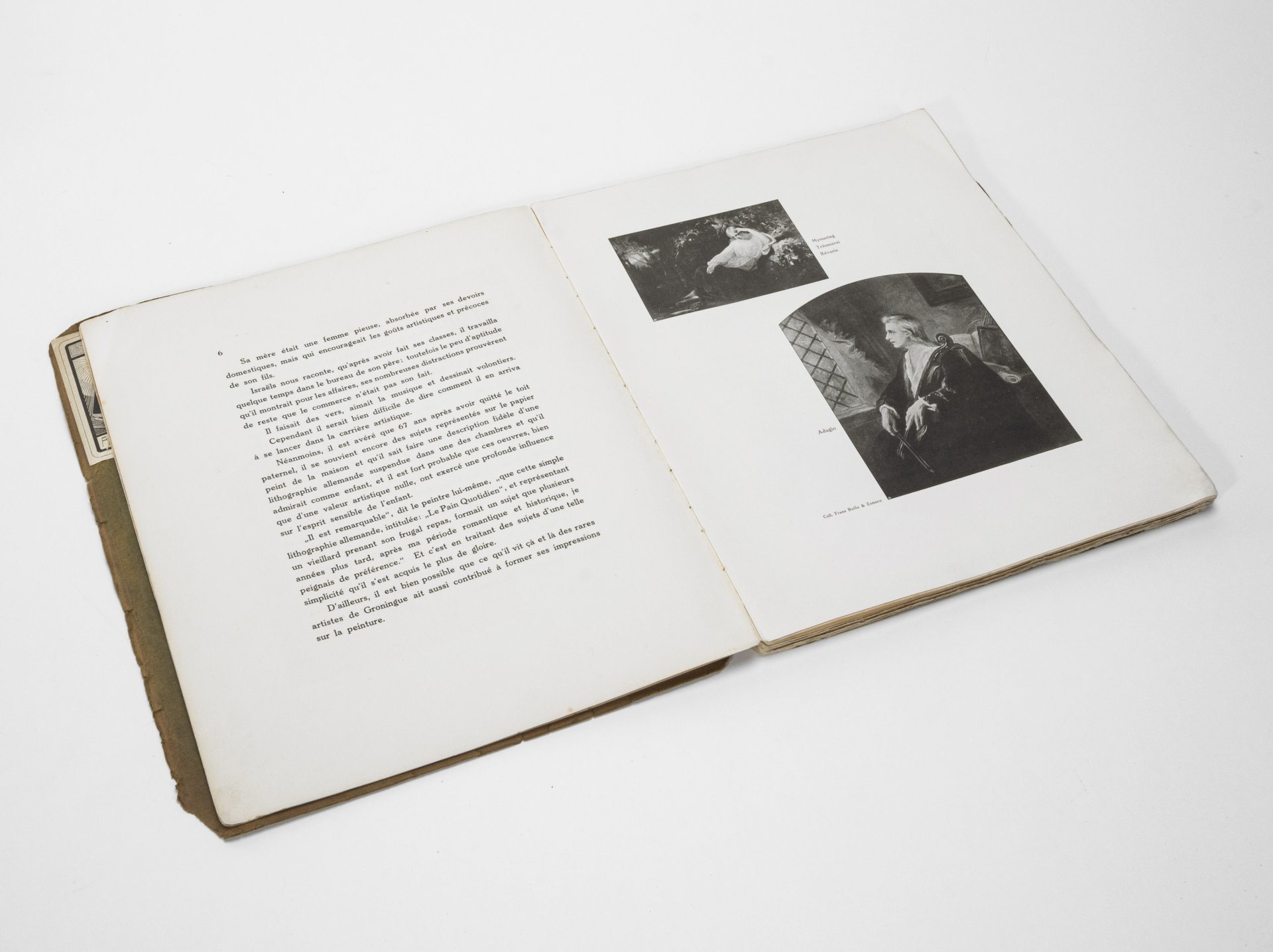 Книга "Josef Israels", автор C.L. Dake (на французском языке), с экслибрисом А.П. Сандуленко