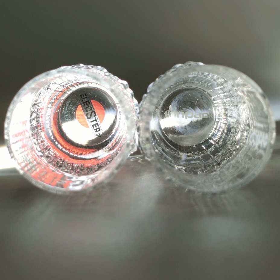 Набор из 6-ти стопок "Niva" с рельефным декором, дизайнер Tapio Wirkkala (Тапио Вирккала), фабрика "Iittala" (Ииттала), стекло, Финляндия, 1980-2015 гг.