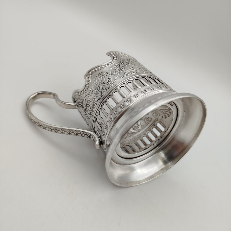 Подстаканник "Советский космос", мНЦ (медь-никель-цинк), Кольчугинский завод цветных металлов, СССР, 1970-1980 гг., Кольчугинский завод цветных металлов