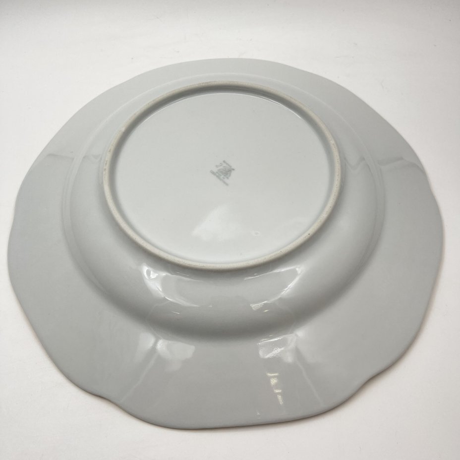 Блюдо "Мейсенский букет", фарфор, деколь, золочение, Bohemia (Neurohlau), Чехословакия, 1970-1990 гг.