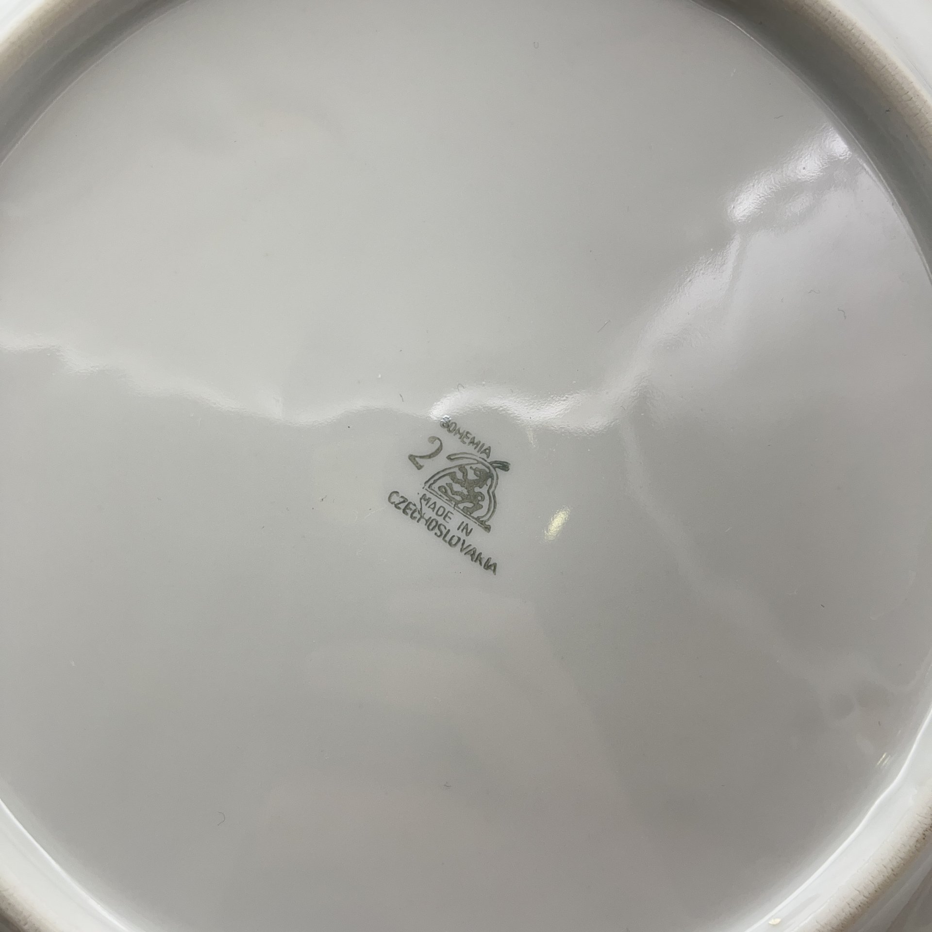 Блюдо "Мейсенский букет", фарфор, деколь, золочение, Bohemia (Neurohlau), Чехословакия, 1970-1990 гг.