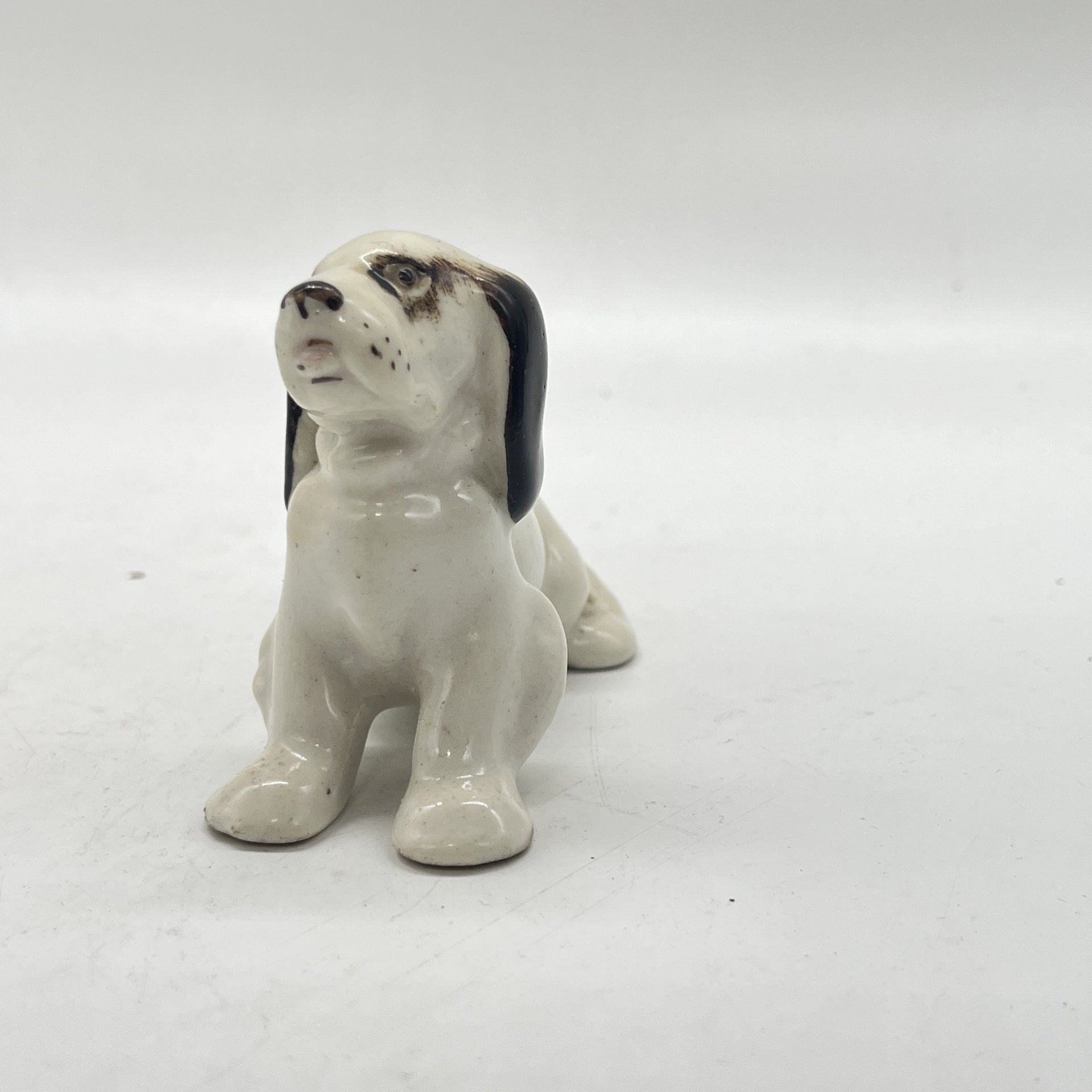 Статуэтка "Щенок спаниеля", фарфор, роспись, Ленинградский фарфоровый завод (ЛФЗ), СССР, 1960-1990 гг.