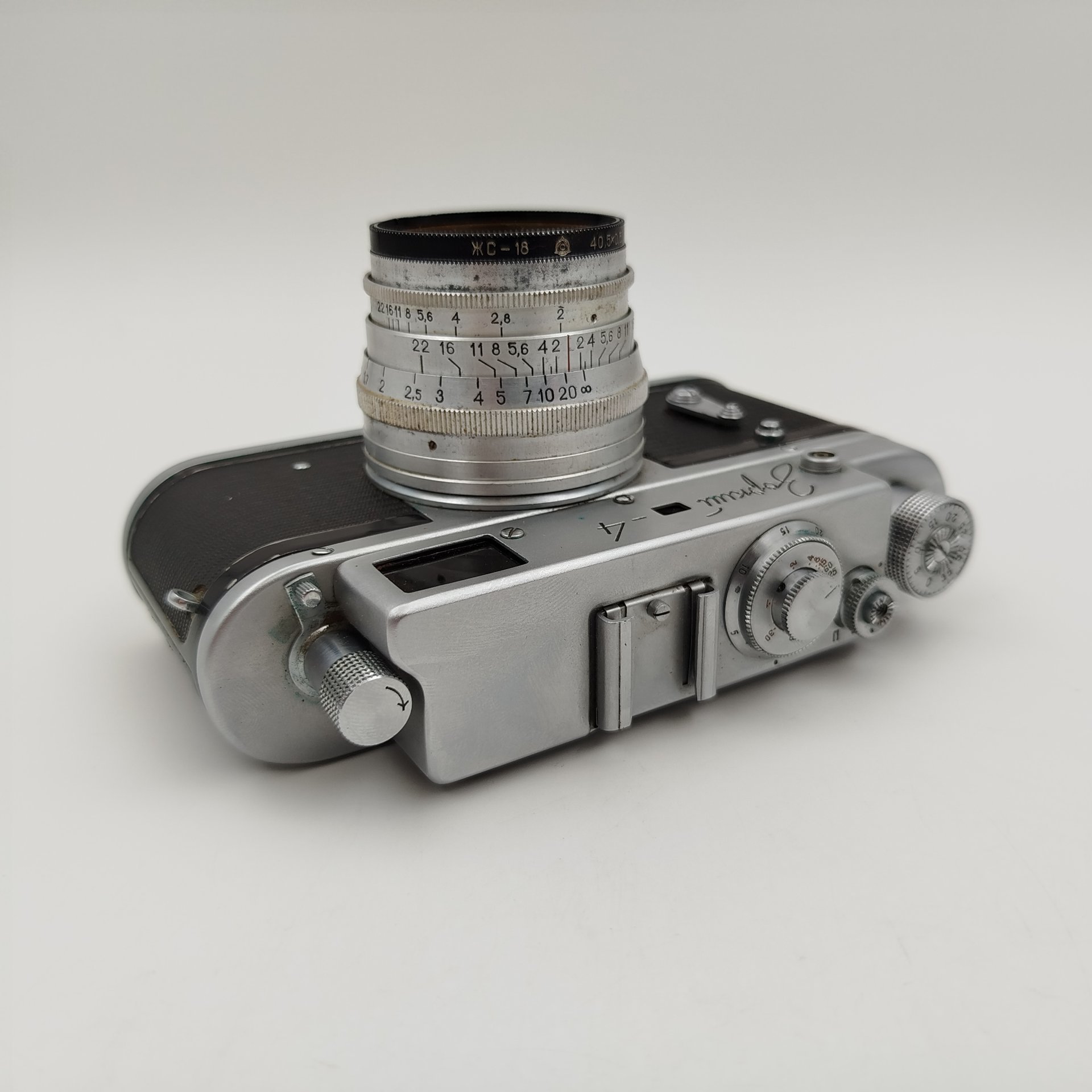 Фотоаппарат "Зоркий-4" с объективом "Юпитер-8", в оригинальном кофре, металл, бакелит, стекло, Красногорский механический завод (КМЗ), СССР, 1956-1973 гг., Красногорский механический завод (КМЗ)