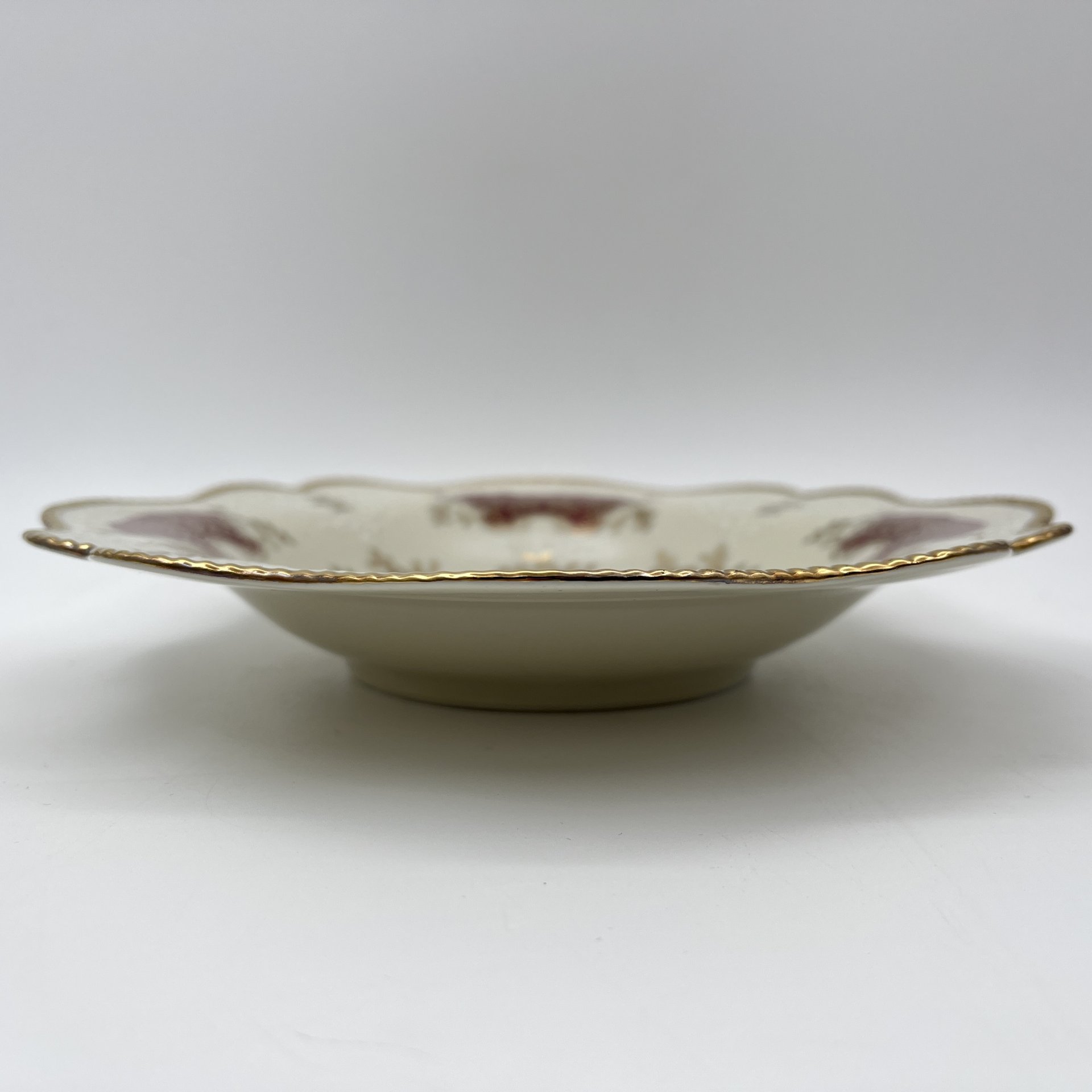 Блюдо небольшого размера "Мадонна", фарфор, деколь, золочение, Zeh Scherzer, Бавария, 1949-1970 гг.