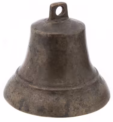Колокольчик поддужный средний, бронза, литье, Российская Империя, 1870-1917 гг.