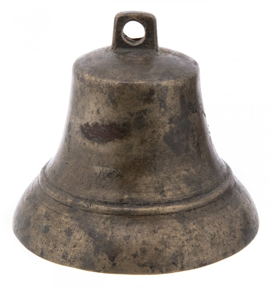 Колокольчик поддужный средний, бронза, литье, Российская Империя, 1870-1917 гг.
