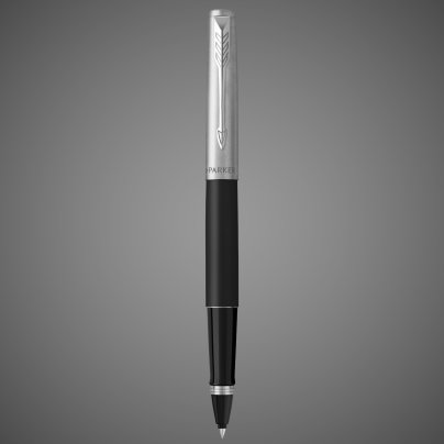 Ручка-роллер Parker Jotter Core T63 Bond Street Black CT стержень: F,цвет чернил: black, в подарочной упаковке., Лаки и смолы: лак, нержавеющая сталь